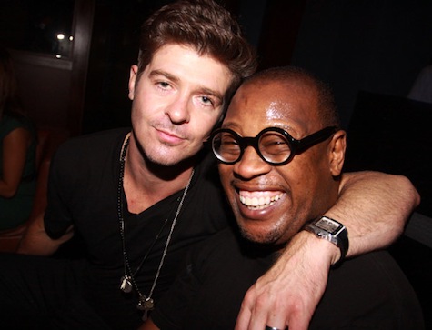 Robin Thicke and Andre Harrell