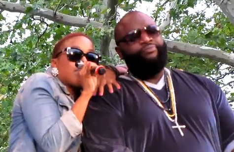 Chrisette Michele and Rick Ross