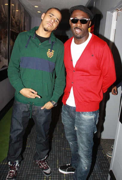 J. Cole and Idris Elba