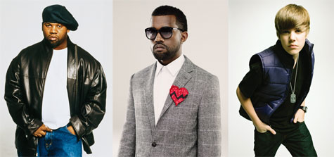Raekwon, Kanye West, and Justin Bieber