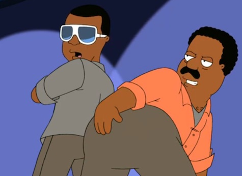 Kenny West and Cleveland Brown