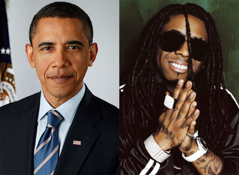 President Obama and Lil Wayne