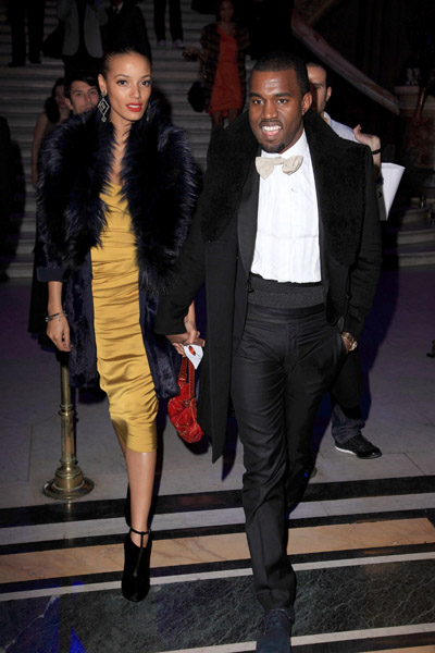 Selita Ebanks and Kanye West