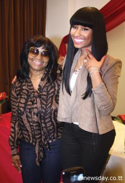 Nicki Minaj and her mother Carol