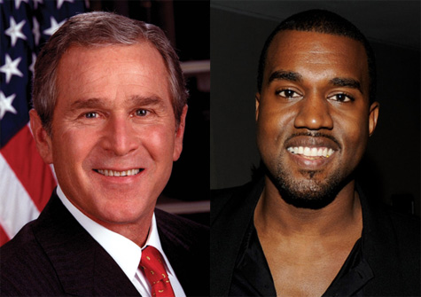 George W. Bush and Kanye West