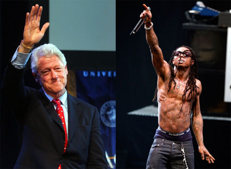 Bill Clinton and Lil Wayne