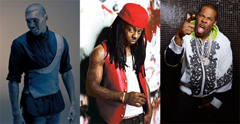 Chris Brown, Lil Wayne, and Busta Rhymes