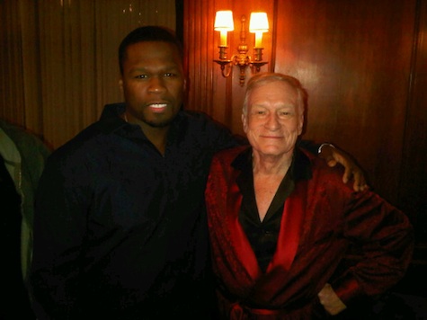50 Cent and Hugh Hefner