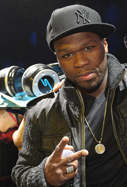 50 Cent Celebrates Sleek Headphones Launch in Sin City