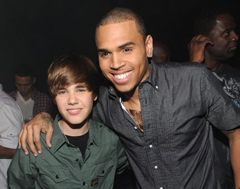 Justin Bieber and Chris Brown