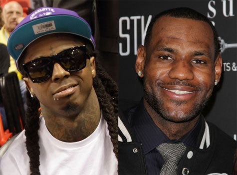 Lil Wayne and LeBron James