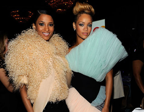 Ciara and Rihanna