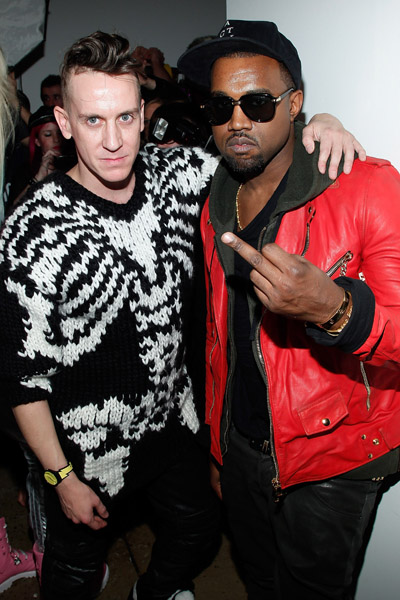 Jeremy Scott and Kanye West