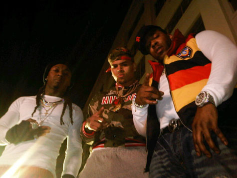 Lil Wayne, Chris Brown, and Busta Rhymes