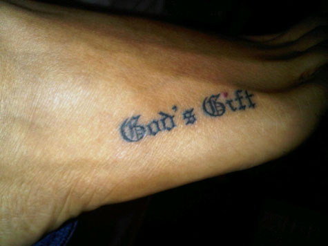 God's Gift Tattoo