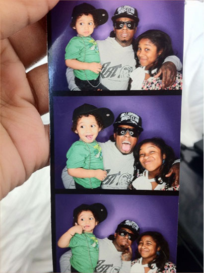 Lil Wayne and kids