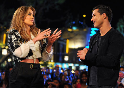 Jennifer Lopez and Mario Lopez