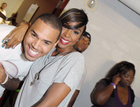 Chris Brown and Kelly Rowland