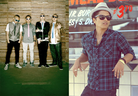 Far East Movement and Bruno Mars