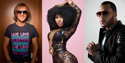 David Guetta, Nicki Minaj, and Flo Rida
