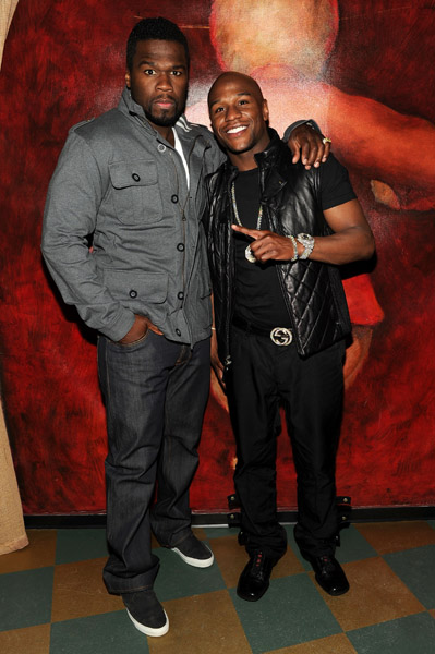 50 Cent and Floyd Mayweather, Jr.
