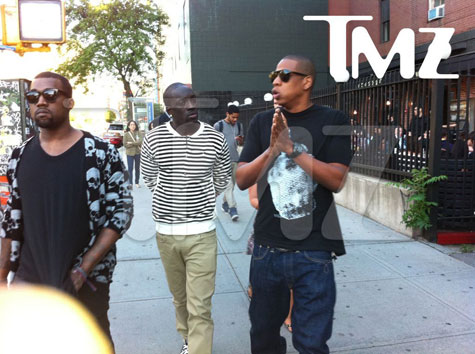 Kanye West, Bu Thiam, and Jay-Z