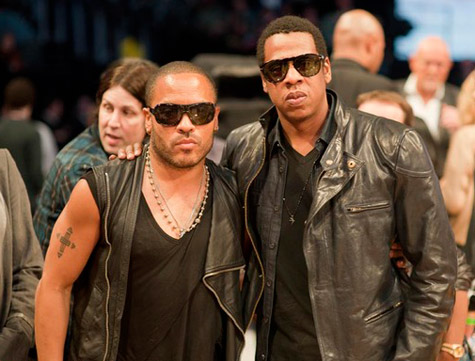 Lenny Kravitz and Jay-Z