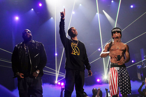Rick Ross, Drake, and Lil Wayne