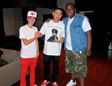 Justin Bieber, Ben Baller, and Sean Kingston