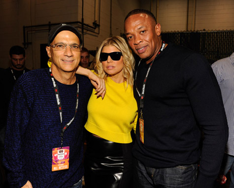 Jimmy Iovine, Fergie, and Dr. Dre