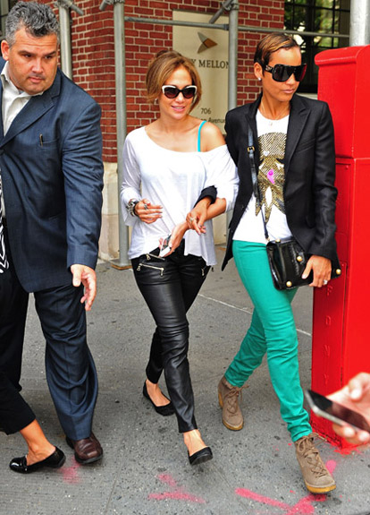 Jennifer Lopez and Erica Reid