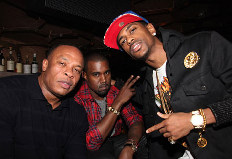 Dr. Dre, Kanye West, and Big Sean