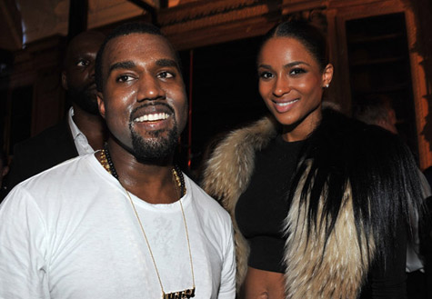 Kanye West and Ciara