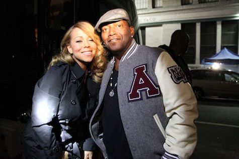 Mariah Carey and Randy Jackson