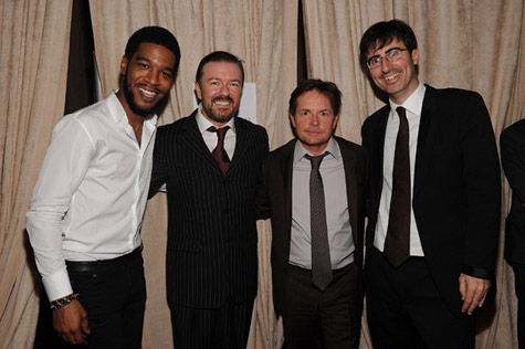 Kid Cudi, Ricky Gervais, Michael J. Fox, and John Oliver