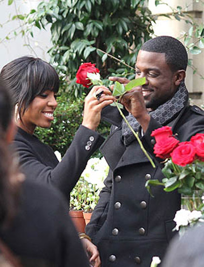 Kelly Rowland and Lance Gross