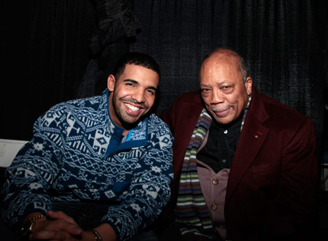 Drake and Quincy Jones