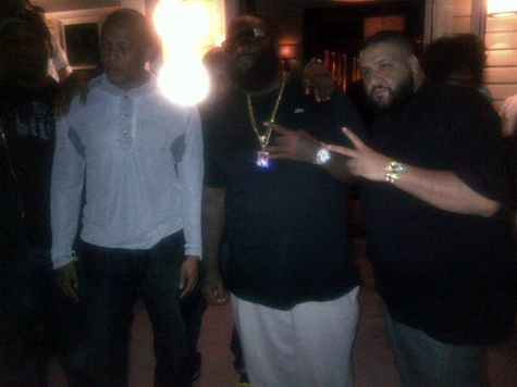 Dr. Dre, Rick Ross, and DJ Khaled