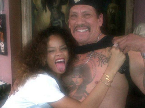 Rihanna and Danny Trejo