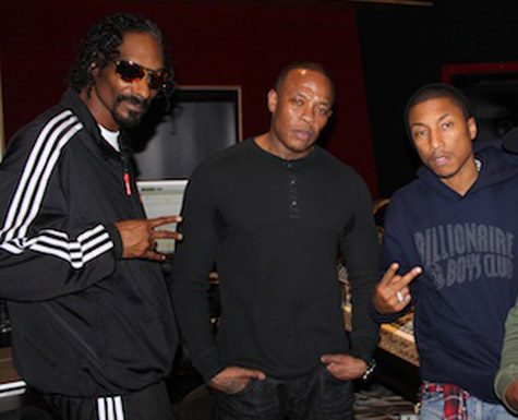 Snoop Dogg, Dr. Dre, and Pharrell
