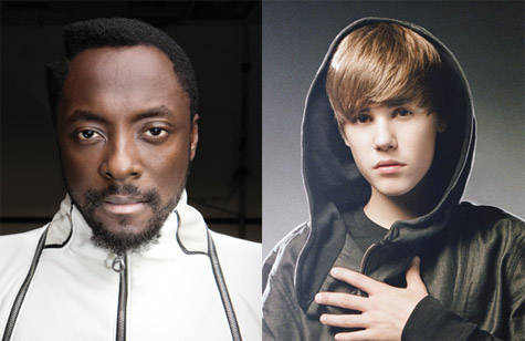 will.i.am and Justin Bieber
