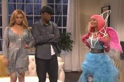 Beyoncé, Jay-Z, and Nicki Minaj