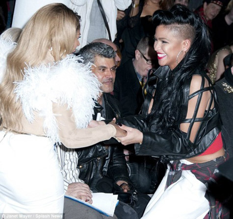 Lil' Kim and Cassie