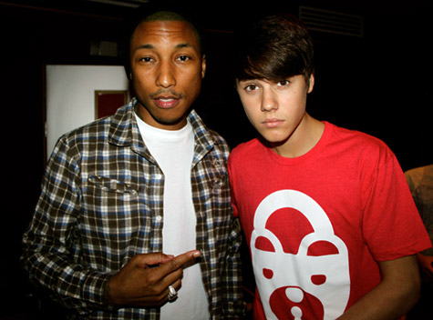 Pharrell and Justin Bieber