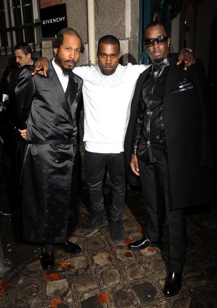 Shyne, Kanye West, and Diddy