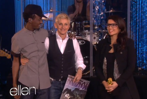K'naan, Ellen DeGeneres, and Nelly Furtado