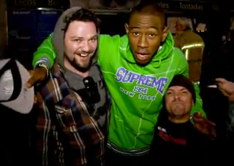 Bam Margera, Tyler, the Creator, and Wee-Man