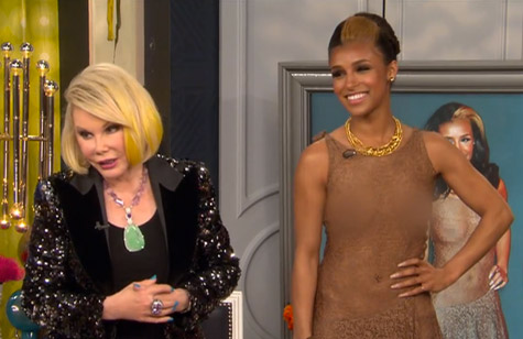 Joan Rivers and Melody Thornton