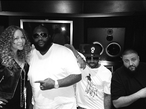 Mariah Carey, Rick Ross, Jermaine Dupri, and DJ Khaled