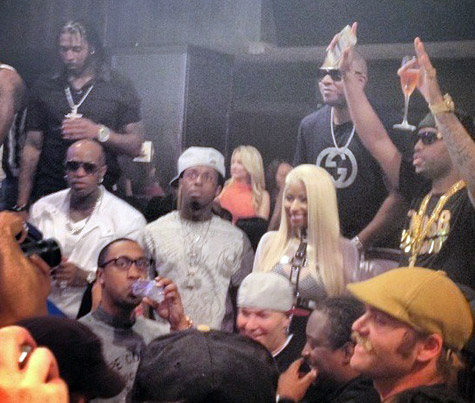 Birdman, Lil Wayne, and Nicki Minaj